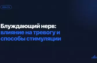Блуждающий нерв: влияние на тревогу и способы стимуляции Блуждающий нерв: влияние на тревогу и способы стимуляции