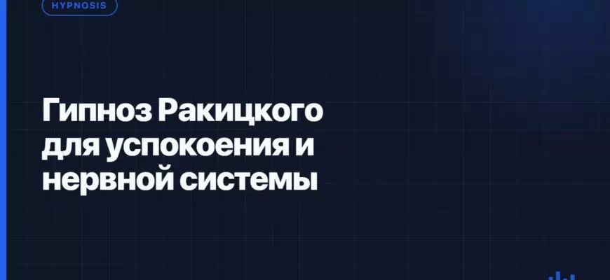 Гипноз Ракицкого для успокоения и нервной системы Гипноз Ракицкого для успокоения и нервной системы