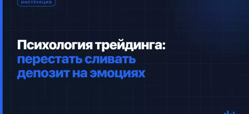 Психология трейдинга: перестать сливать депозит на эмоциях