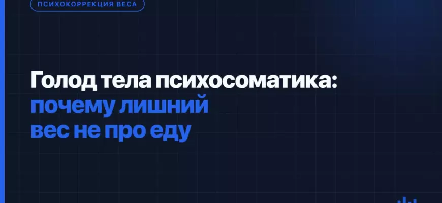 Голод тела психосоматика: почему лишний вес не про еду