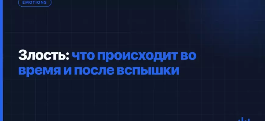 Злость: что происходит во время и после вспышки Злость: что происходит во время и после вспышки